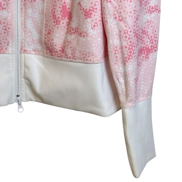 Zella Pink and White Women's Zip-Up‎ Jacket Size XL Sporty Athletic Golf Tennis - Picture 5 of 9